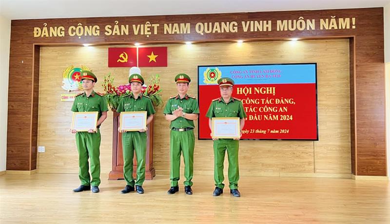 Công an huyện Đạ Tẻh sơ kết công tác Công an 6 tháng đầu năm 2024