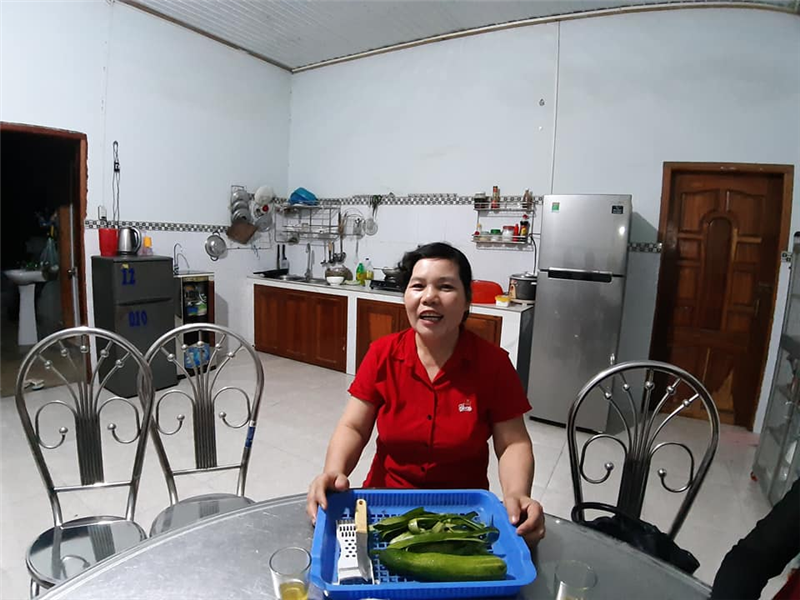 Mô hình “bếp sạch, bếp đẹp” của chị em phụ nữ xã Đạ Lây