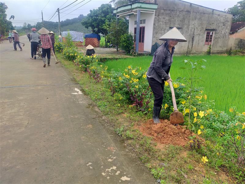 Ra quân chăm sóc và trồng cây kèn hồng theo Chương trình “Mỗi hội viên một cây xanh - Mỗi cơ sở hội một công trình cây xanh”