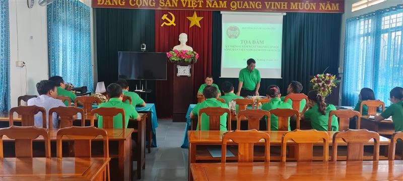 Hội Nông dân huyện tổ chức tạo đàm, gặp mặt cán bộ Hội