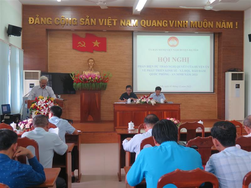 Toàn cảnh Hội nghị Phản biện