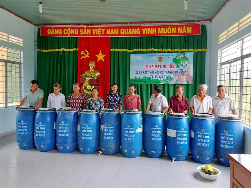 Mô hình xử lý rác thải hữu cơ thành phân bón