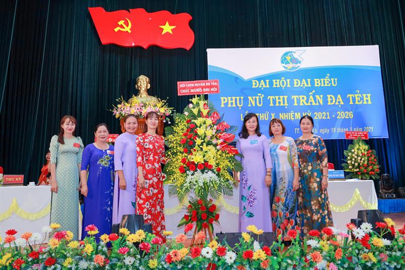 Đại hội Đại biểu phụ nữ thị trấn Đạ Tẻh, nhiệm kỳ 2021-2026