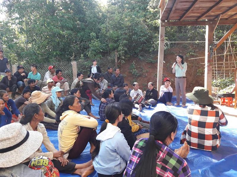 Tổ chức tuyên truyền pháp luật cho chị em vùng đồng bào DTTS tại Ka Long