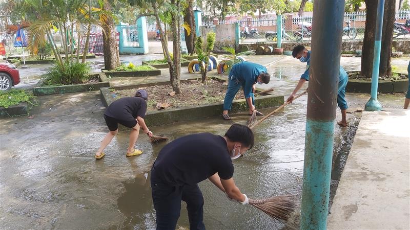 Đoàn TNCS Hồ Chí Minh TT.Đạ Tẻh chung tay phòng chống dịch bệnh Covid-19