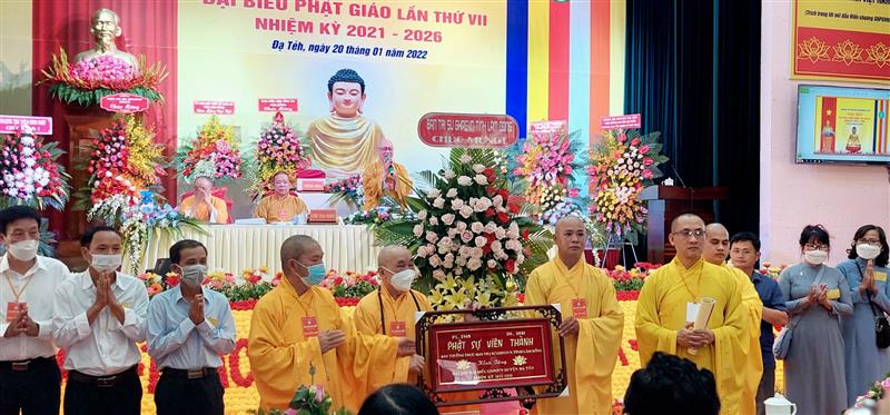 Đại hội Đại biểu Phật giáo huyện Đạ Tẻh lần thứ VII, nhiệm kỳ 2021-2026