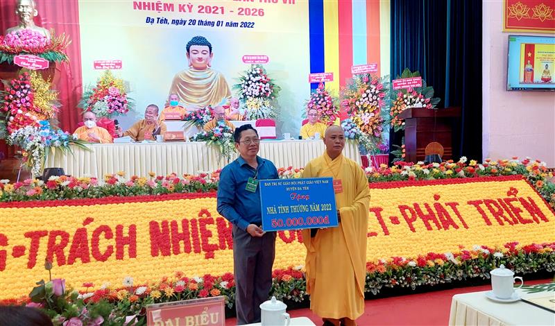 Đại hội Đại biểu Phật giáo huyện Đạ Tẻh lần thứ VII, nhiệm kỳ 2021-2026	