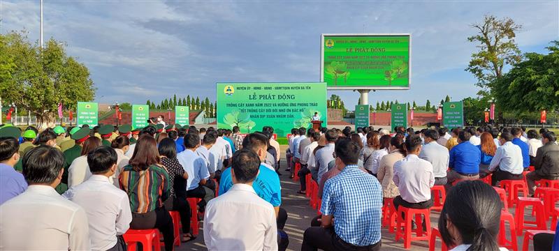 Huyện Đạ Tẻh tổ chức Lễ phát động trồng cây xanh năm 2022